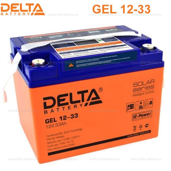 Аккумуляторная батарея Delta GEL 12-33 в Вологде